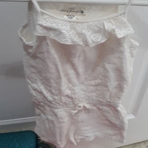 White romper barely worn